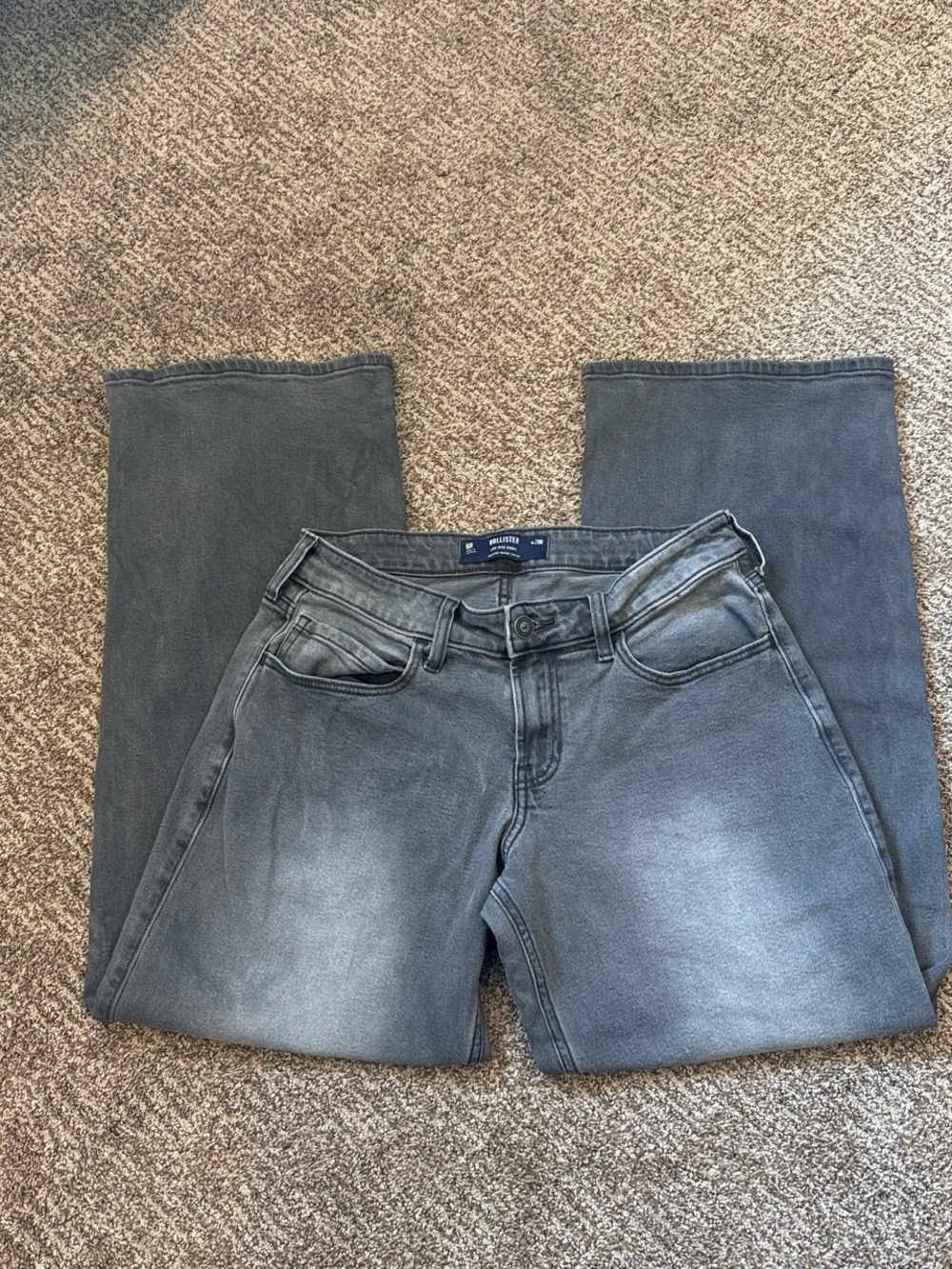 Hollister Women’s Gray Bootcut Jeans